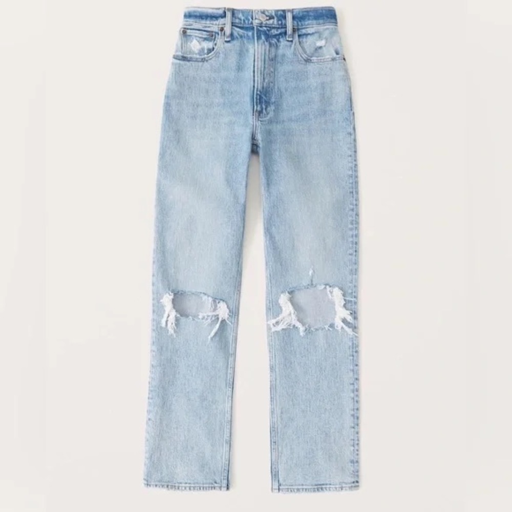 Abercrombie 90’s Straight Ultra High Rise Jeans Size 25
